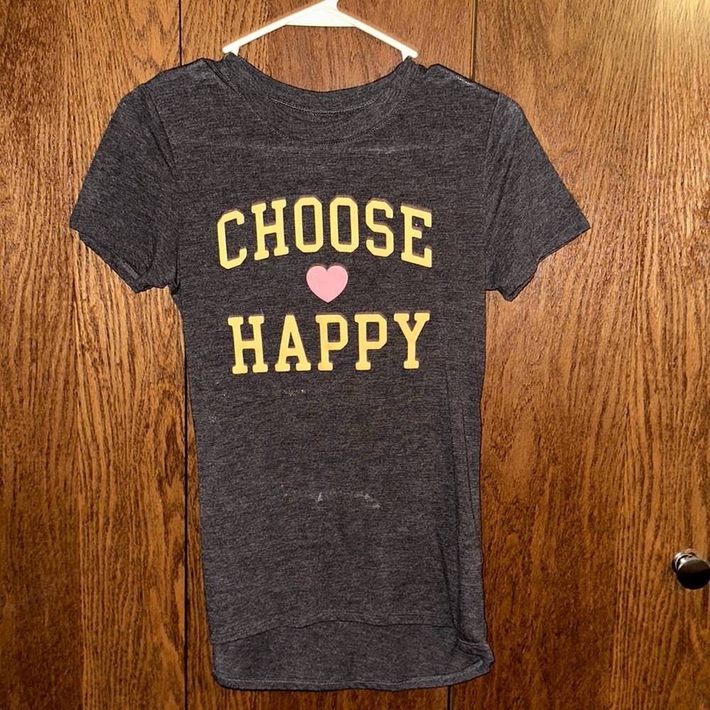 Modern Lux “Choose Happy” short sleeve Tee, Xsmall